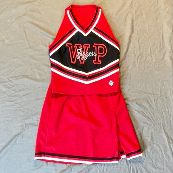 West Plains Zizzers Pro Cheerleading Uniform Cheerleader Costume Girls 14/16 - Picture 1 of 10